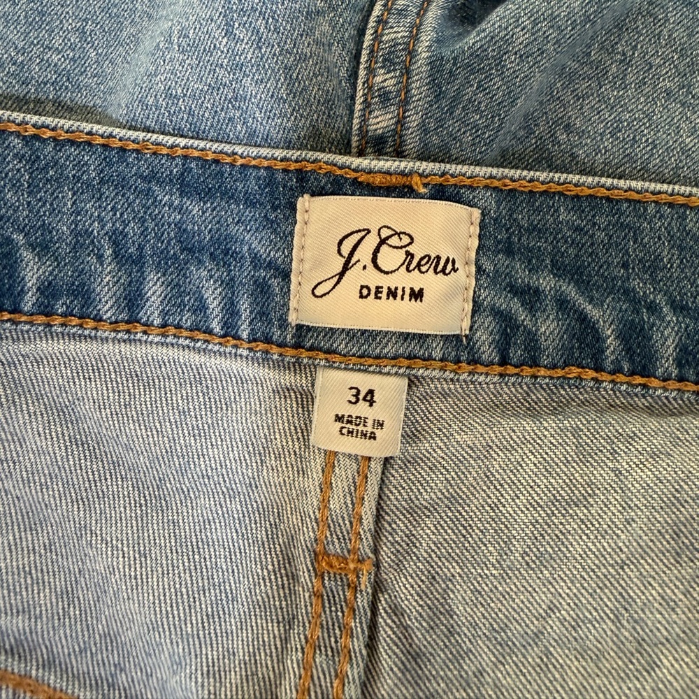 EUC J. Crew Classic Blue Jean Shorts - Picture 4 of 5